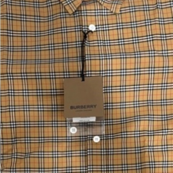 Men’s Burberry short sleeve
Check Cotton Shirt size L - Picture 4 of 4